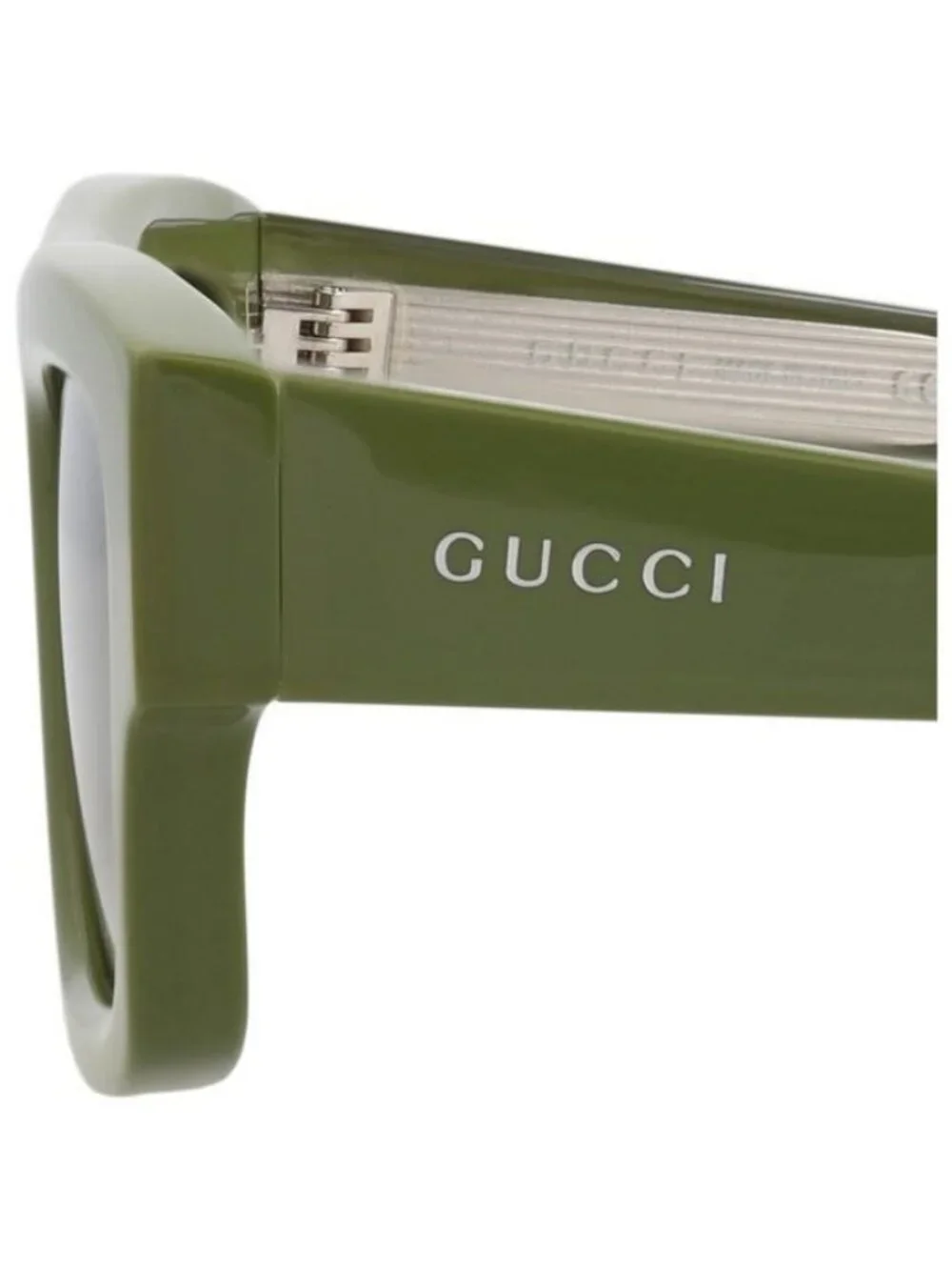 New Gucci Mens Square/Rectangle Green Green Green Fashion Designer Sunglasses